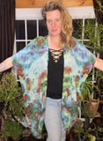 OS Tie Dye Kimono Duster