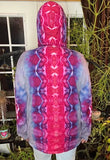 2XL Tie Dye Hooded Long Sleeve