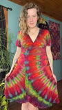 1X Tie Dye Wrap Dress
