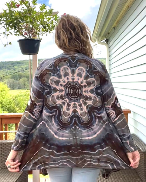 Tie dye cardigan 