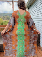 Tie Dye Cinched Caftan