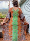 Tie Dye Cinched Caftan
