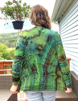 Tie dye cardigan 