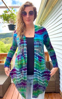 Tie dye cardigan 