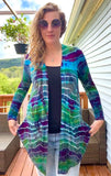 Tie dye cardigan 