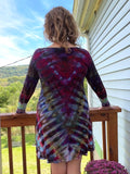 XL Tie Dye Long Sleeve Mini Dress