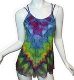 S Tie Dye Strappy Tank Top