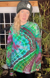 XL Tie Dye Henley Shirt