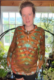 L Tie Dye Henley Shirt