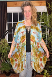 OS Tie Dye Kimono Duster
