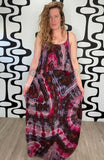 2X Maxi Flounce Dress