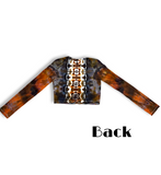 L Tie Dye Crop Top