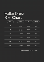 XL/2XL Halter Dress