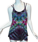 L Tie Dye Strappy Tank Top