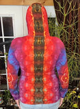 S Tie Dye Hooded Long Sleeve