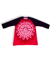 XL Unisex Tie Dye Baseball Tee