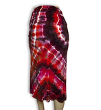S Tie Dye Midi Skirt
