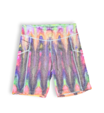 L Tie Dye Pocket Bike Shorts