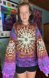 L Tie Dye Unisex Long Sleeve Shirt