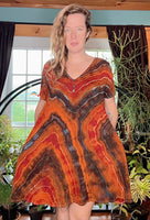 Tie dye dress, babydoll 