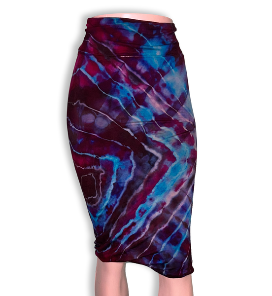 1X Tie Dye Midi Skirt