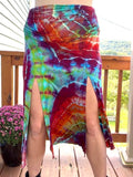 1X Tie Dye Midi Skirt