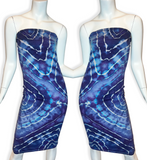 M Tie Dye Tube Dress