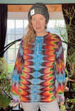 M Tie Dye Henley Shirt