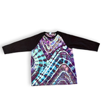M Unisex Tie Dye Baseball Tee