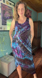 3X Tie Dye Maxi Dress