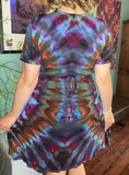 2XL Tie Dye Wrap Dress