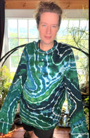 XL Tie Dye Henley Shirt