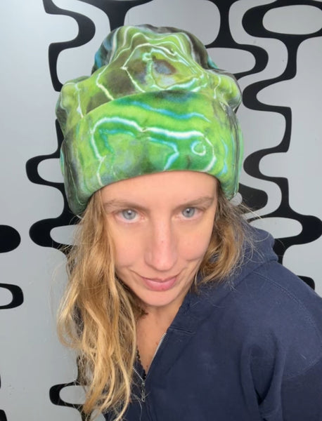 Tie Dye Velour Beanie