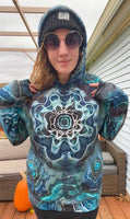 M/L Tie Dye Pullover Hoodie