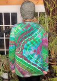 XL Tie Dye Henley Shirt