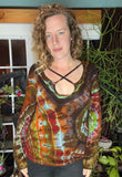 S Tie Dye Strappy Top