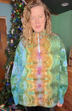 XL/2XL Tie Dye Quarter Zip Pullover