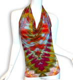 S Tie Dye Halter Top
