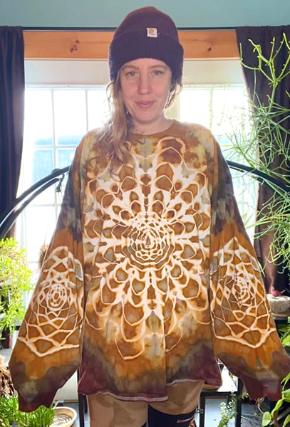 3XL Tie Dye Unisex Long Sleeve Shirt