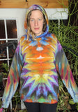 L/XL Tie Dye Pullover Hoodie