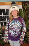 M Tie Dye Unisex Long Sleeve Shirt
