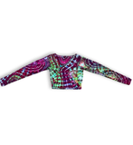 L Tie Dye Crop Top