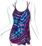 S Tie Dye Strappy Tank Top