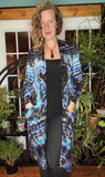 L Tie Dye Pocket Cardigan