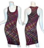 M Tie Dye Midi Dress