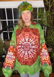 3XL Tie Dye Unisex Long Sleeve Shirt
