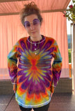 XL Tie Dye Henley Shirt