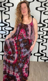 2X Maxi Flounce Dress
