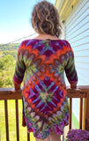 XL Tie Dye Long Sleeve Mini Dress