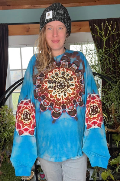 XL Tie Dye Unisex Long Sleeve Shirt